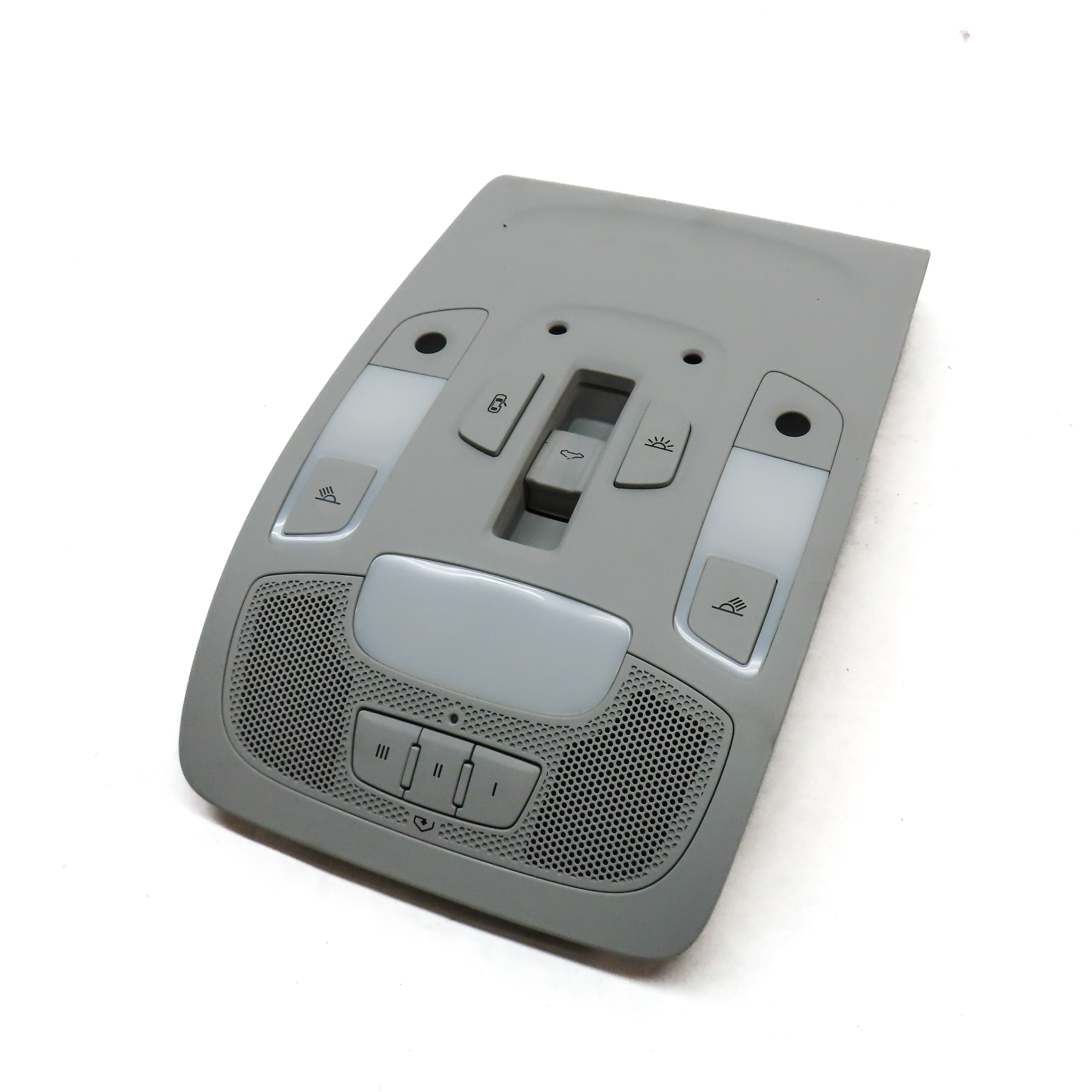 2013 AUDI A6 (C7 4G) FRONT OVERHEAD DOME LIGHT LAMP w/ SWITCHES (GRAY) — exact item pictured
